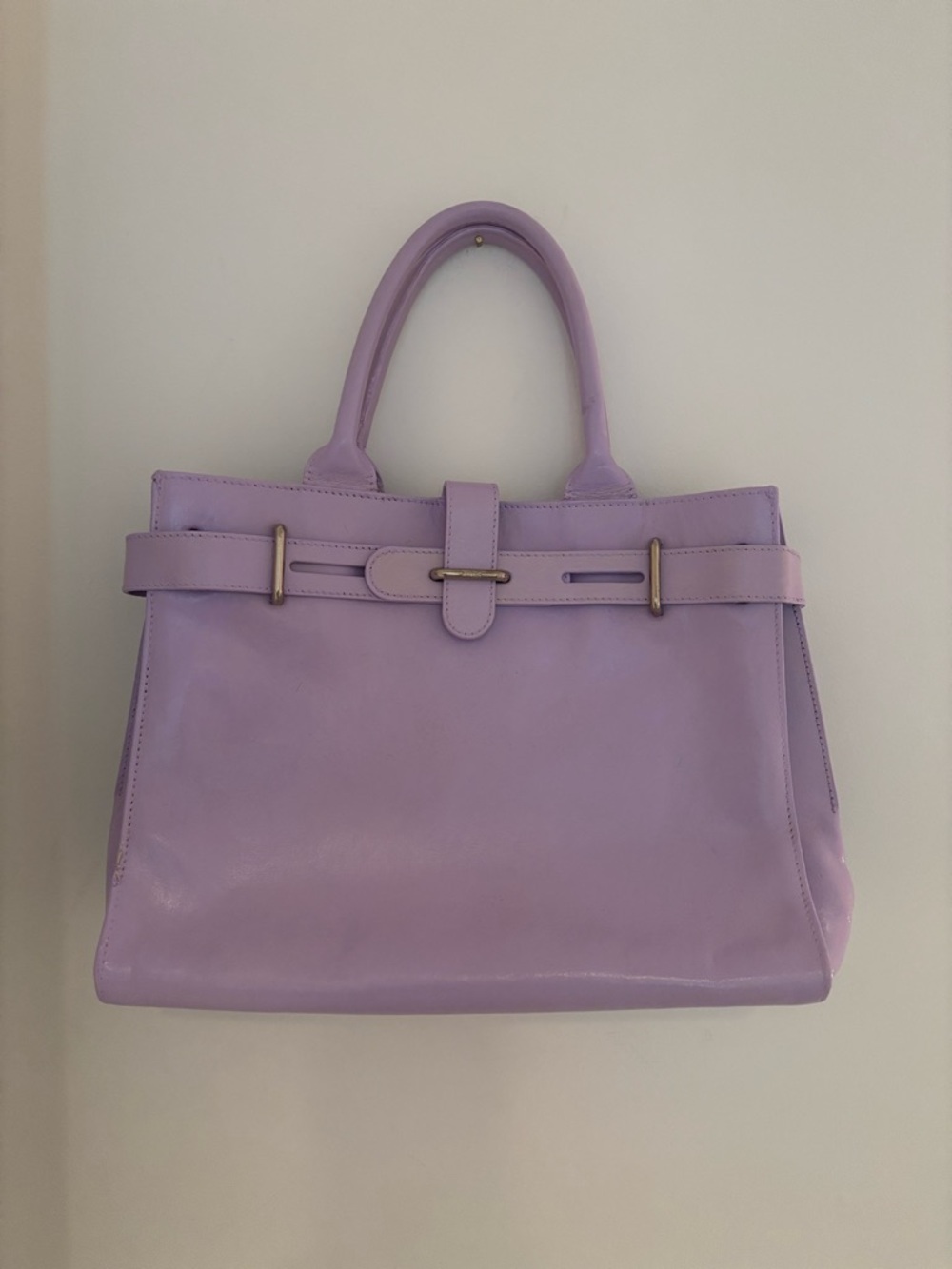 Furla lavender leather satchel bag $450 - Used Once!